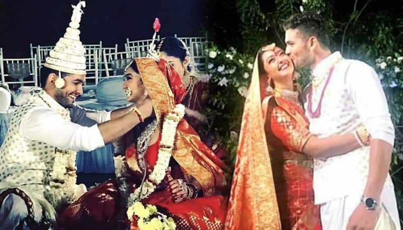 Diganth and Aindrita Ray got married in Resort