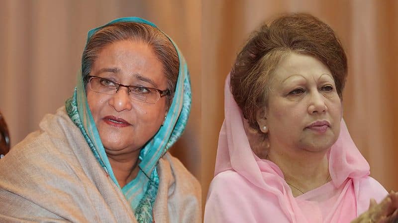 sheikh hasina begum khaleda zia india difficult election bangladesh