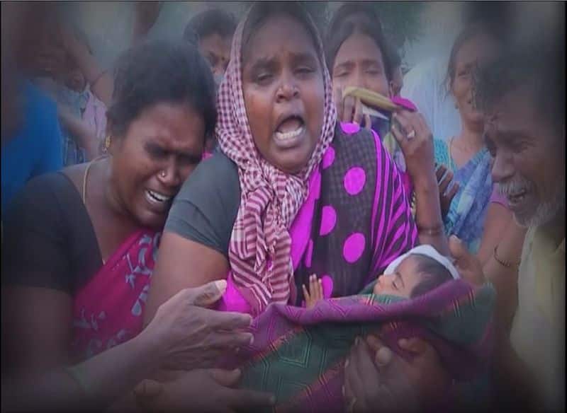 Karnataka temple death devotees prasad alleged Tamil Nadu connection