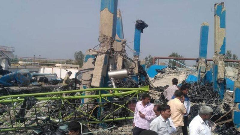 karnataka Sugar Mill boiler blast...6 people kills