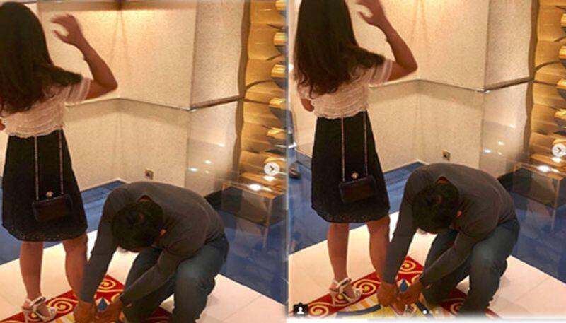 Sakshi Dhoni Gets Trolled for Making Husband Buckle Her Shoes, Trolls Them Right Back
