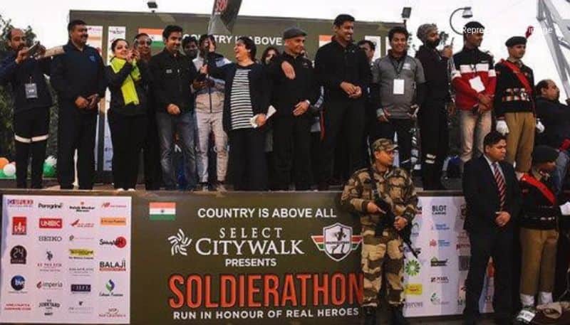 Soldierathon India runs war heroes raises awareness war veterans Vijay Diwas