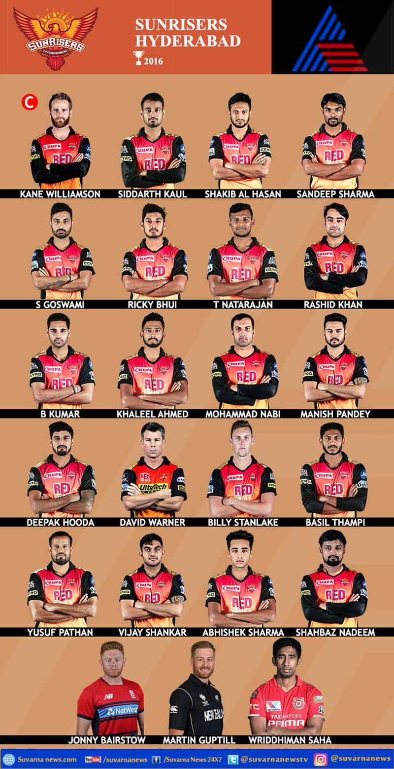 IPL Auction 2019 Here is the Complete Squad of Sunrisers Hyderabad