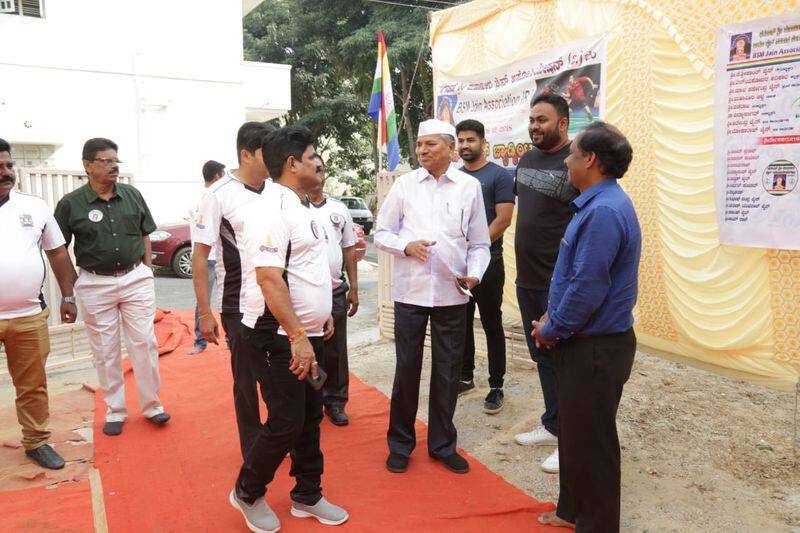 136 member Participated in Jain Sahakar Badminton Tourney in Bengaluru