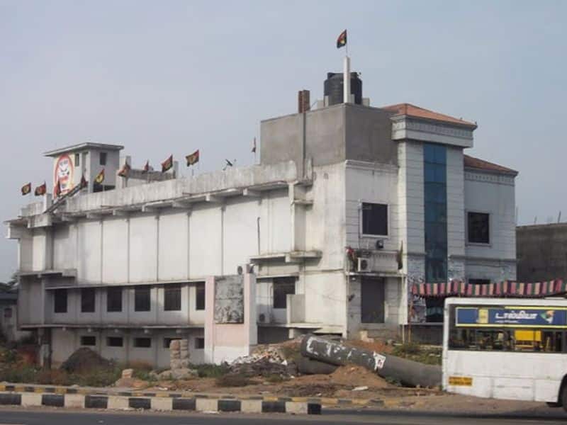 Metro occupied Vijayakanth DMDK Office building