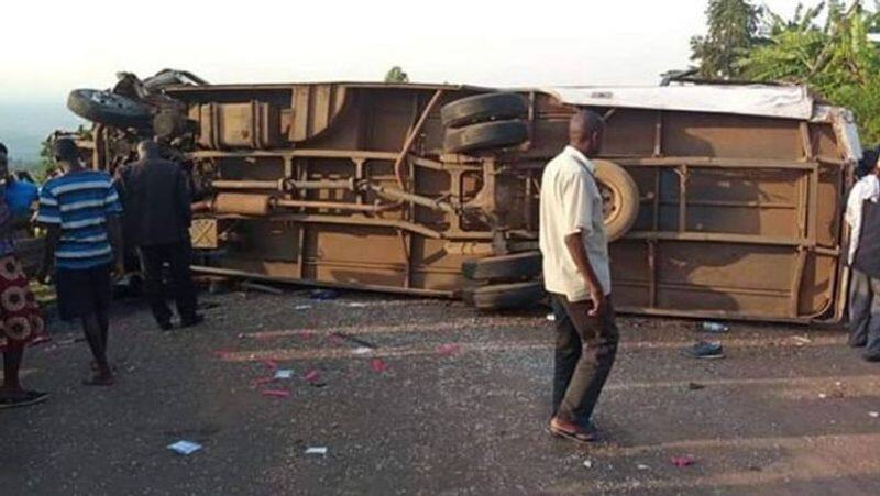 Uganda bus accident...19 people killed