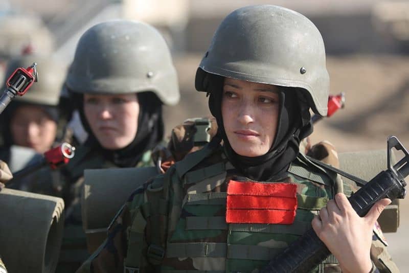 Afghanistan armed forces women training Officers Training Academy Chennai