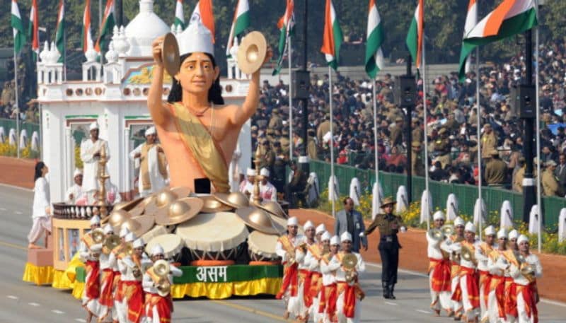 Assam Gandhi theme tableau Republic Day parade rejected misrepresentation