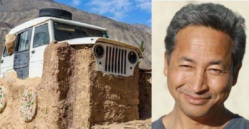 Real-life Phuntsok Wangdu from 3 Idiots now builds a house from a jeep