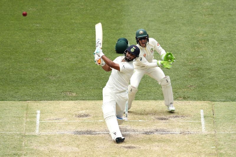 pujara missed double century and team india is in strong position in sydney test
