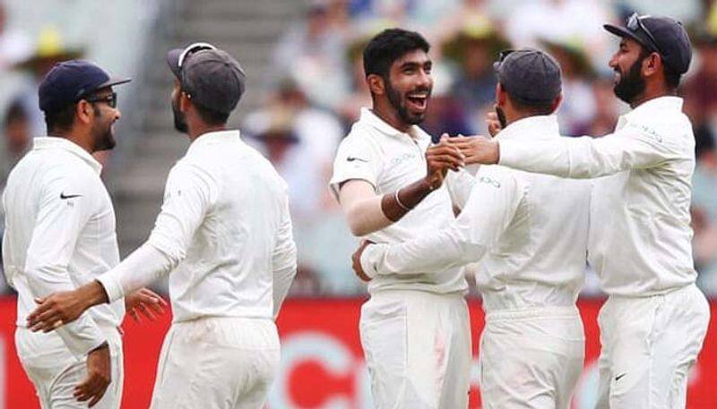 australia all out for 151 runs in first innings and bumrah takes 6 wickets