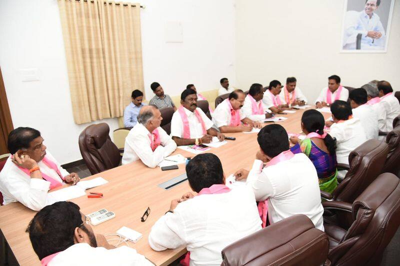 trs working president ktr meeting with trs secrateries