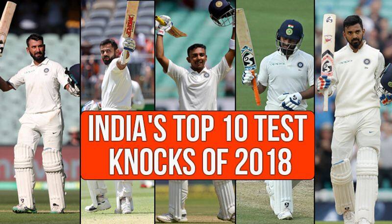 Flashback 2018 India top 10 Test knocks from Kohli Centurion century to Prithvi debut ton