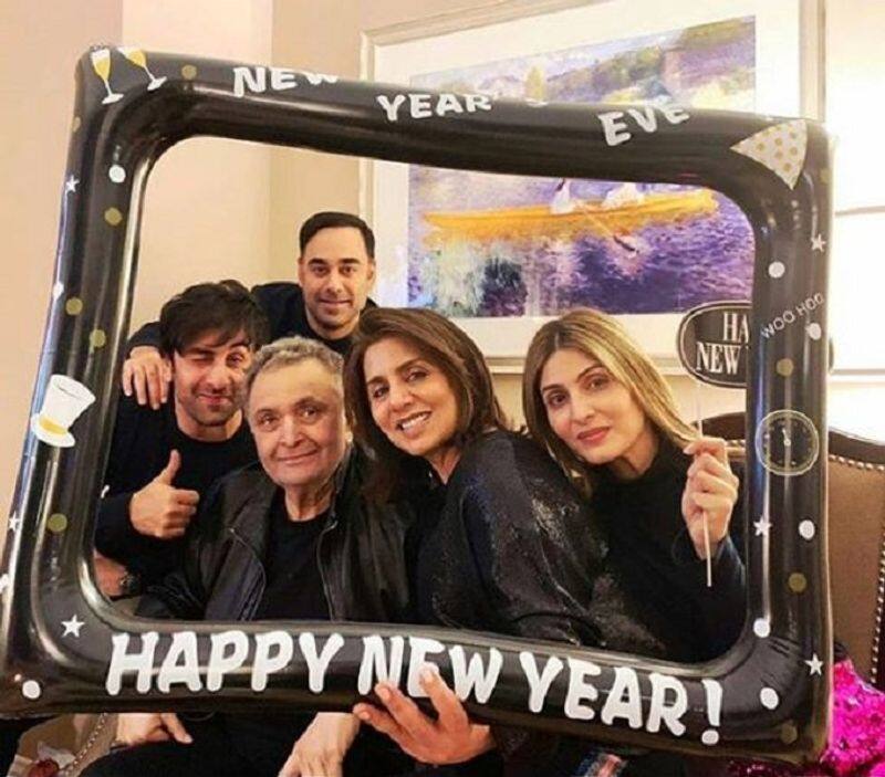Here are the pics of how to celebrities welcome new year