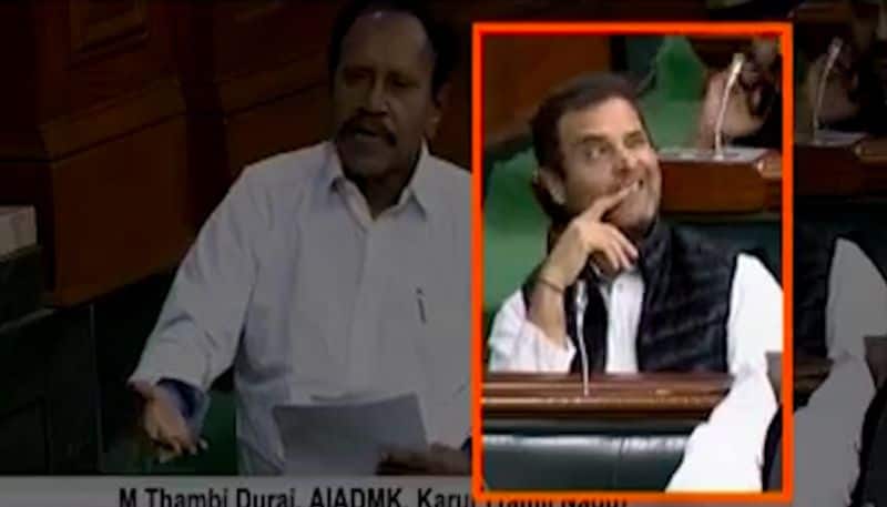 Congress President Rahul Gandhi winks again in Lok Sabha during Rafale debate