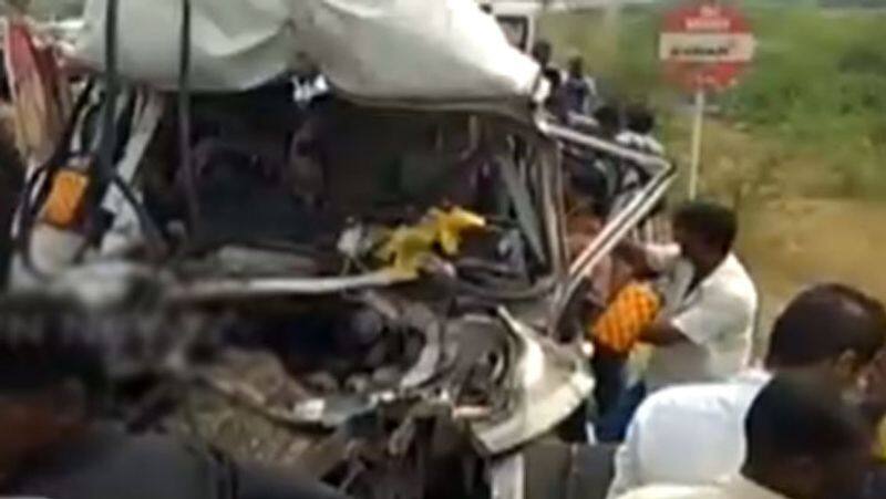 pudukottai road accident...10 people kills