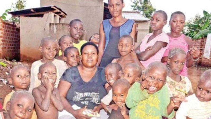 Ugandan woman with 44 kids