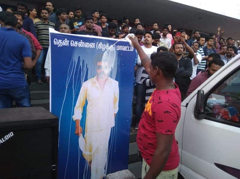 ajith fans calse in vellore