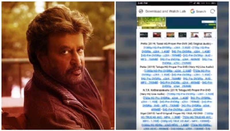 petta movie leaked in tamil rockers website
