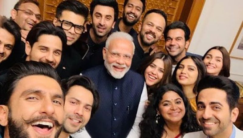 Bollywood Actors and producers Meet PM Narendra Modi