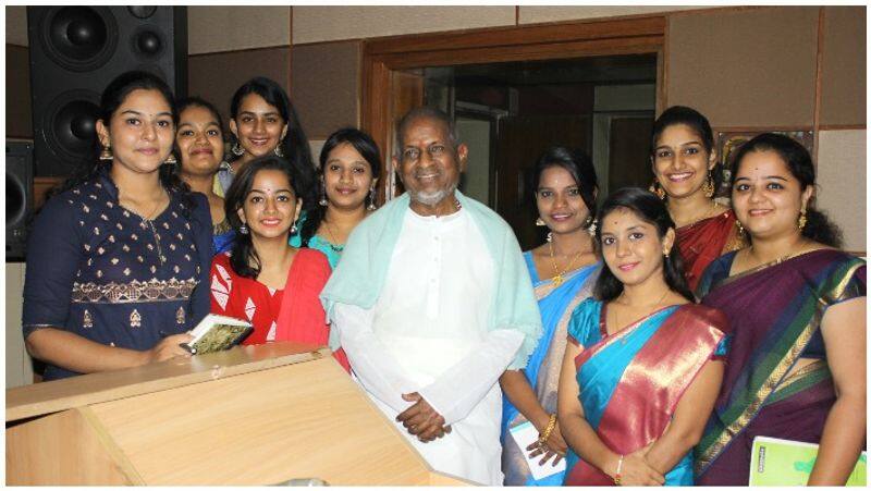9 college girls to sing in ilayaraja music
