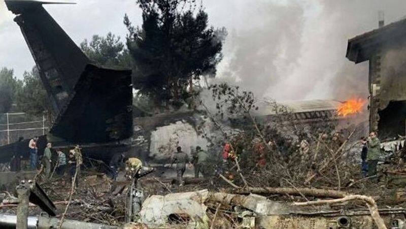 Tehran Cargo plane crashes...10 people kills