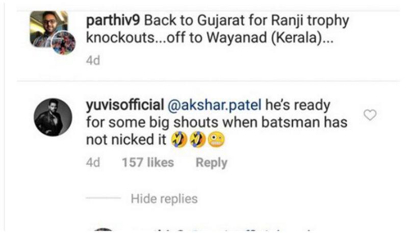 Parthiv Patel brutally trolled Yuvraj Singh