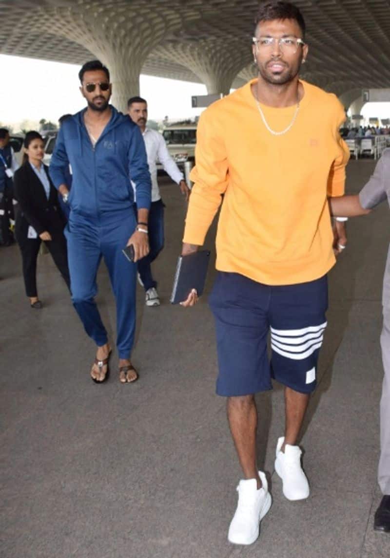 Hardik Pandya spotted at Mumbai Airport for the first time since controversy