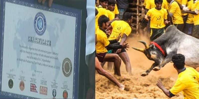 viralimalai jallikattu considered as guinness record and car gifted to winner