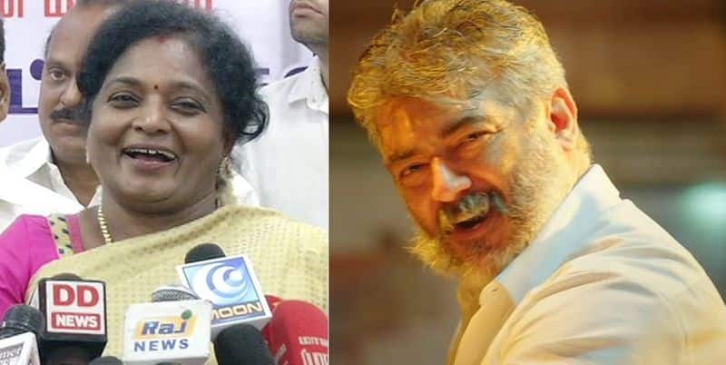 tamilisai comments on ajith statement