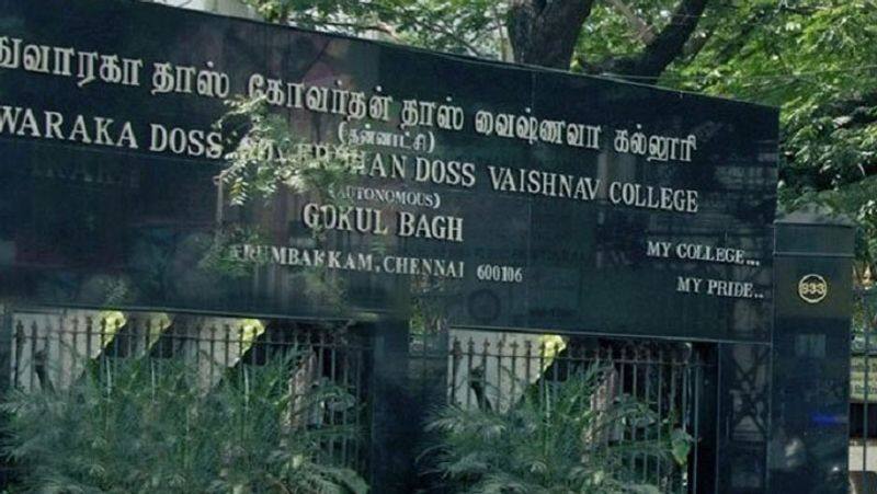 vaishnav college near rowdy murder