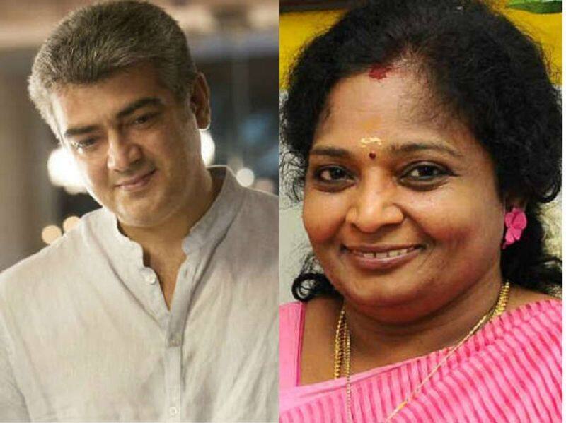Ajith fans insult for tamilisai