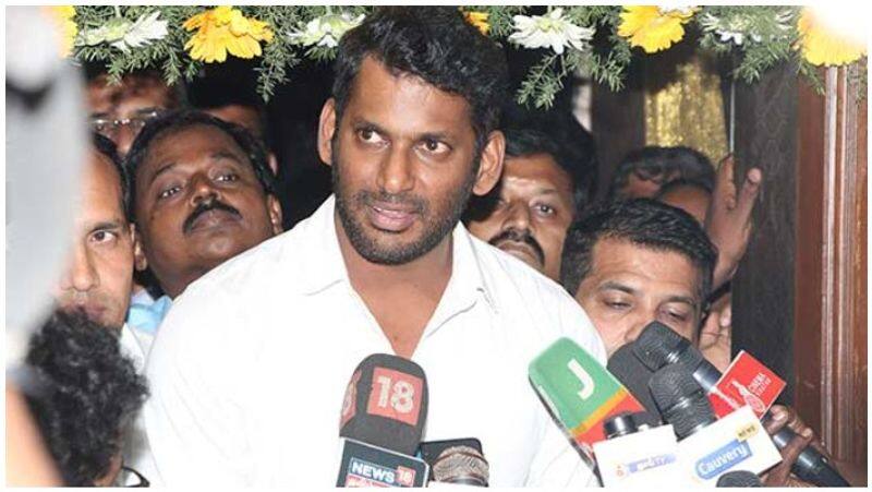 Vishal waits ... Stop the election and throw out the action ..!