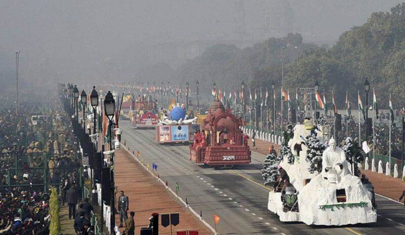 .. Now politics started on the tableau of Republic Day