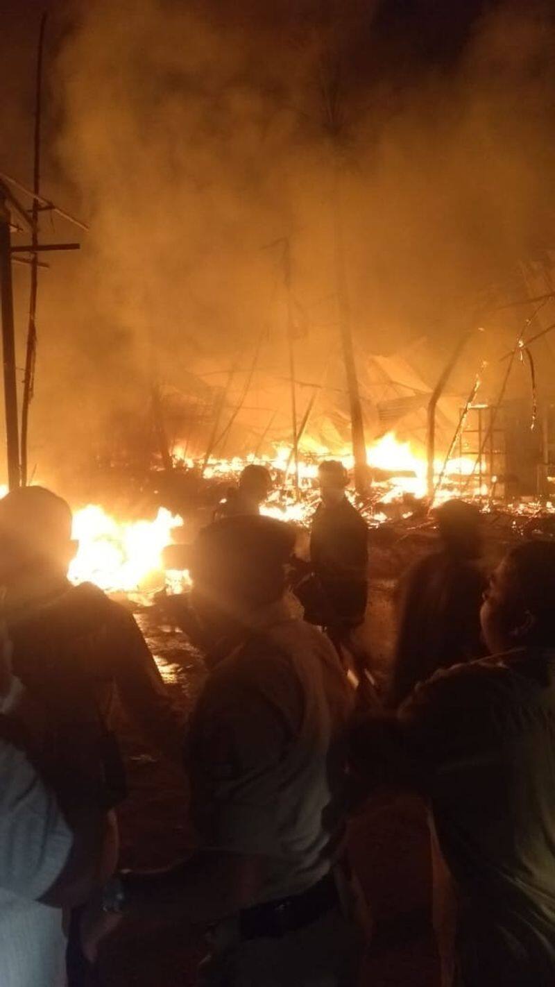 fire accident in nampally exhibition ground