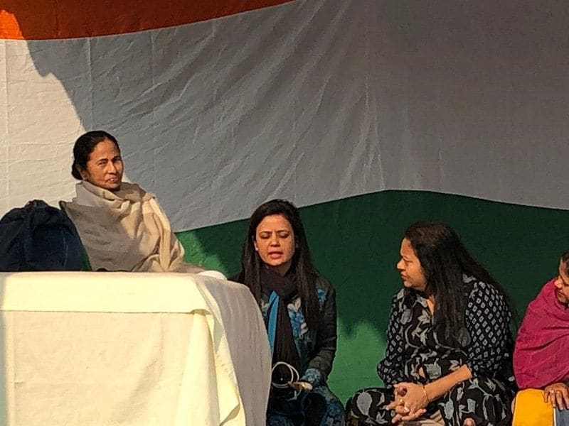 Mamta stage protest in Kolkata, opposition supporting her, bjp blame for politicized matter