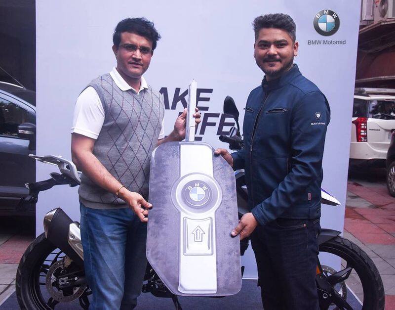 Former cricketer Sourav Ganguly took BMW G310 GS bike after Yuvraj singh