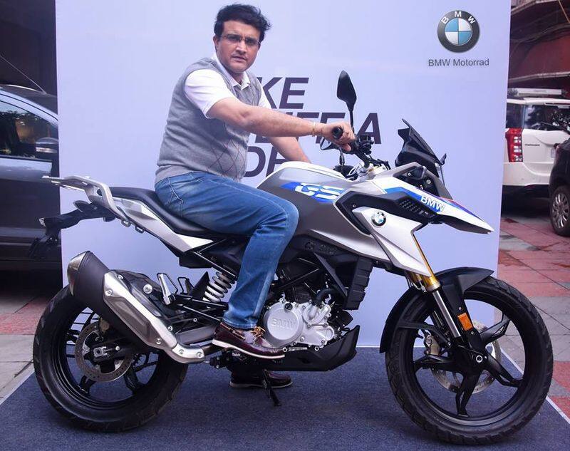 Former cricketer Sourav Ganguly took BMW G310 GS bike after Yuvraj singh