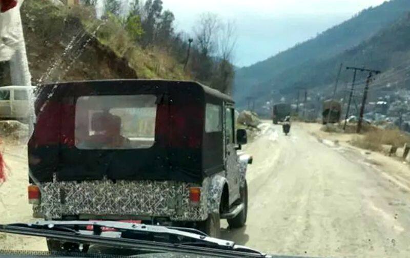 Next Gen Mahindra Thar Spotted Testing Again At Kulu Himachal