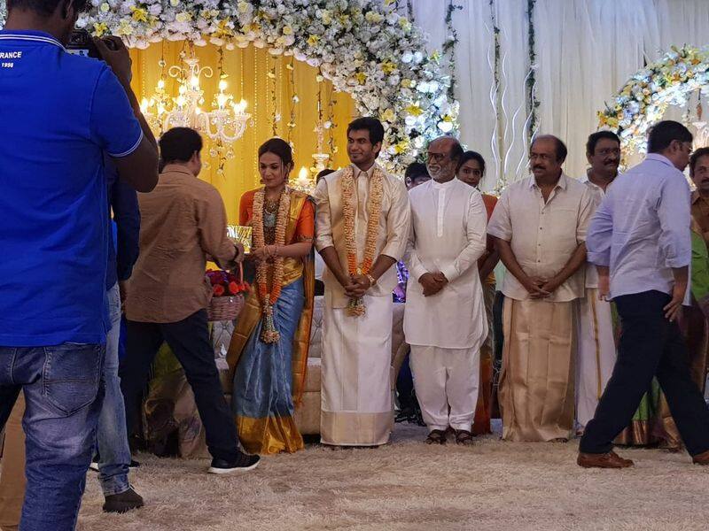 Soundarya  Vishagan  Wedding Reception Held Today