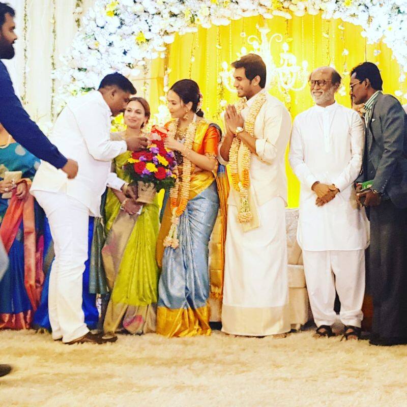 Soundarya  Vishagan  Wedding Reception Held Today