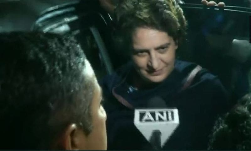 priyanka gandhi lucknow says i am not fighting pm modi but rahul is fighting