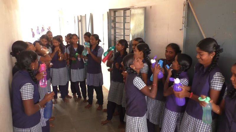 water bell plan introduced in karungulam govt school