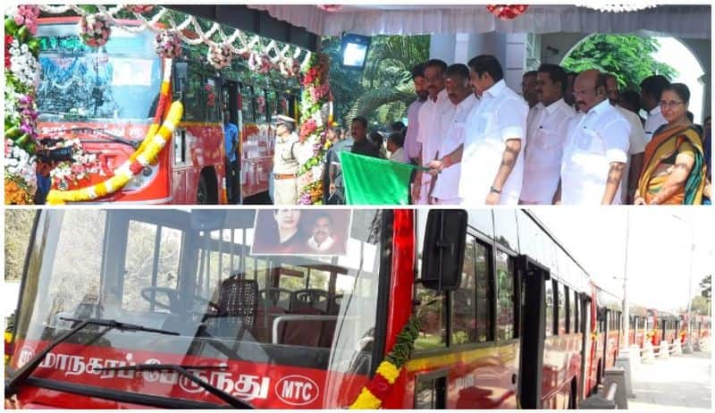 Edappadi palanisamy started 500 new buses