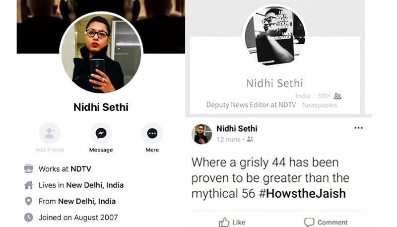 NDTV Deputy News Editor celebrate Pulwama terror Attack, suspend