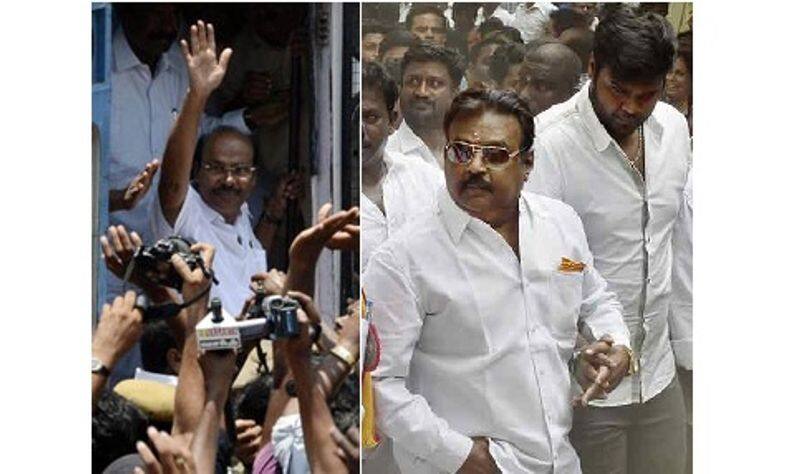 DMK And ADMK Start political campaign at march