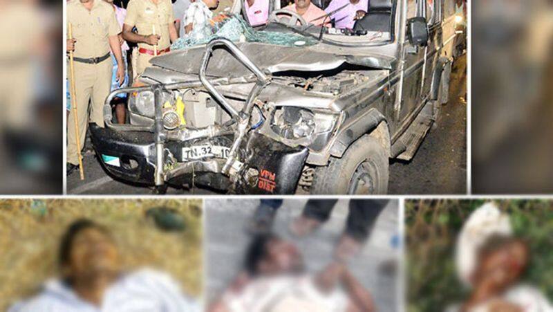 MK Stalin security vehicle collided...3 people killed