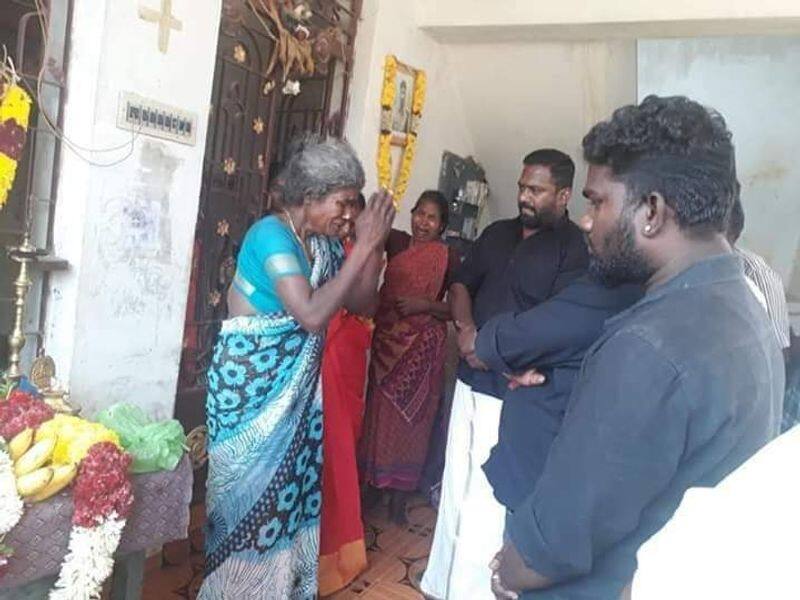 Actor robo shankar visited crpf police person home and donated 1 lakh