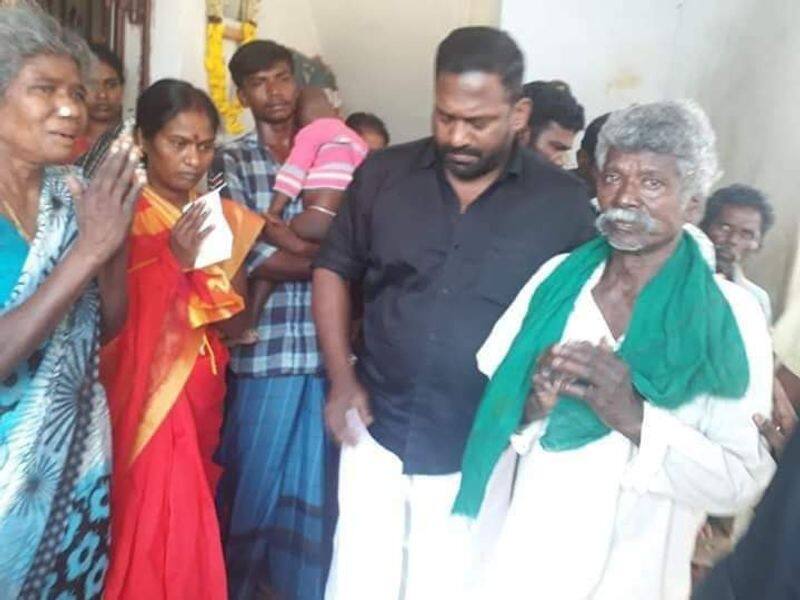 Actor robo shankar visited crpf police person home and donated 1 lakh