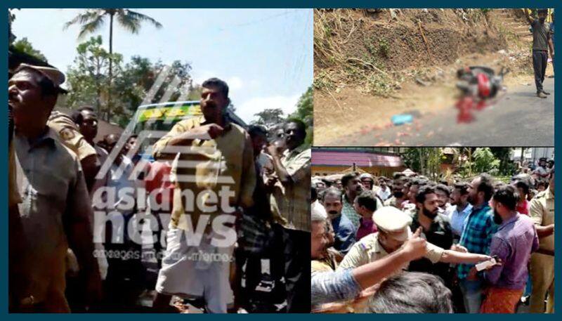 argument against police in accident death of youth in kollam